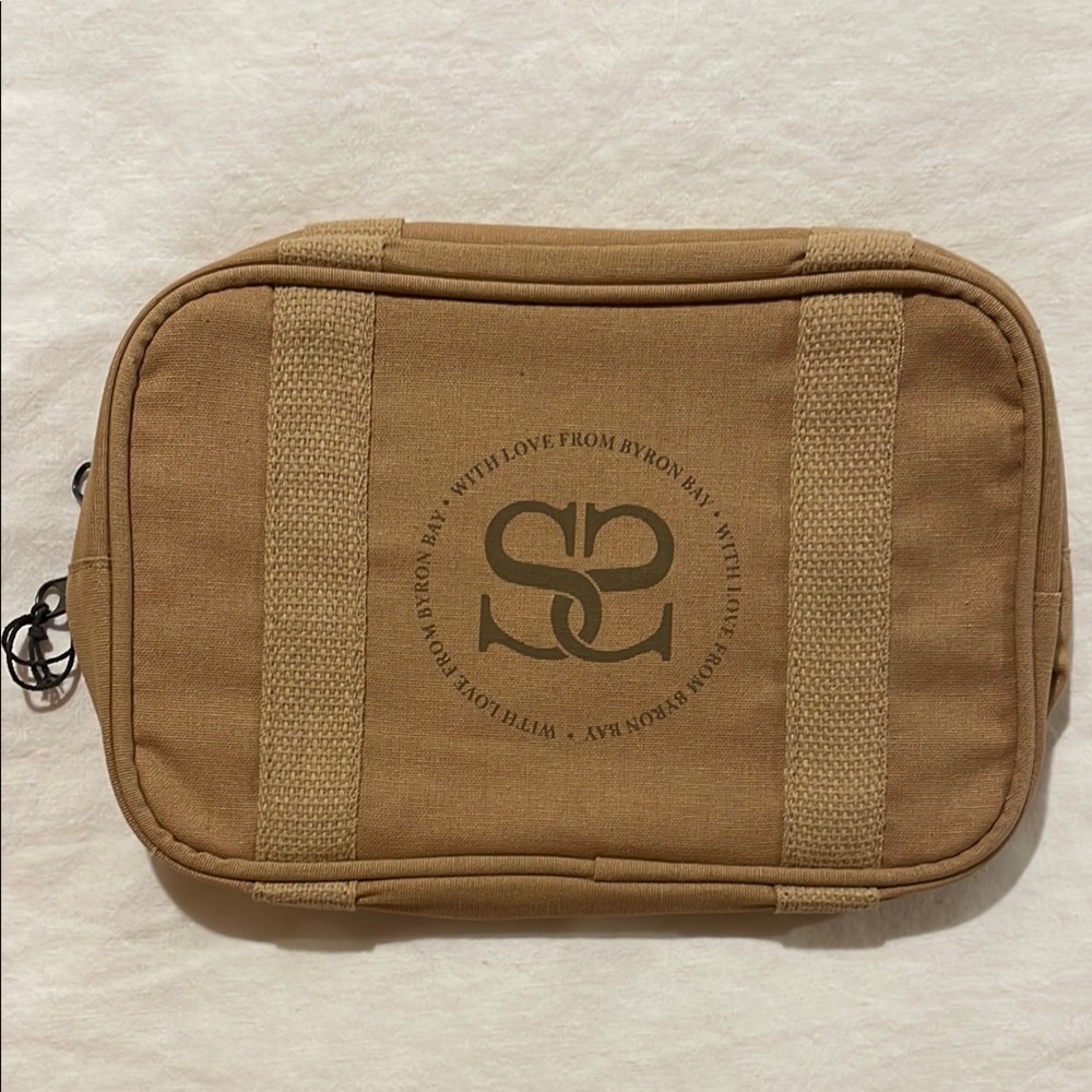 spell canvas cosmetic bag